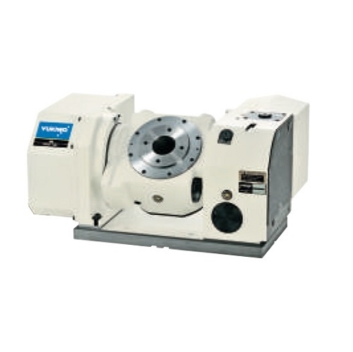 YUKIWA 小型倾斜回转工作台的标准型 TNT 100•170、加工区域扩大型 TRB（H）140